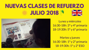 Clases de Refuerzo de ingl&eacute;s